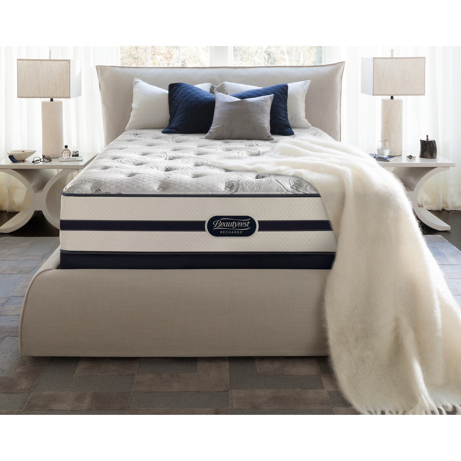 Beautyrest Recharge Issa Plush Full-size Mattress Set Bed Bath