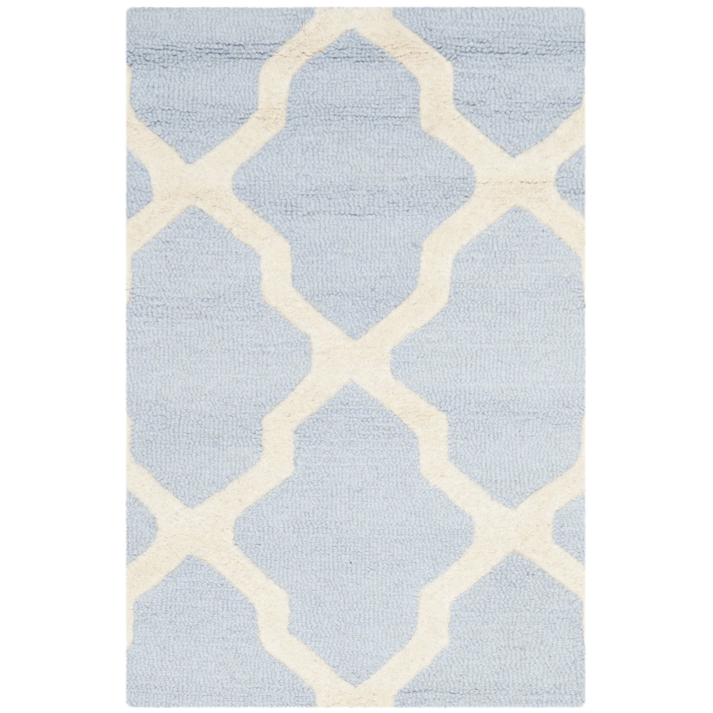 Safavieh Handmade Cambridge Light Blue/ivory Wool Accent Rug (26 X 4)