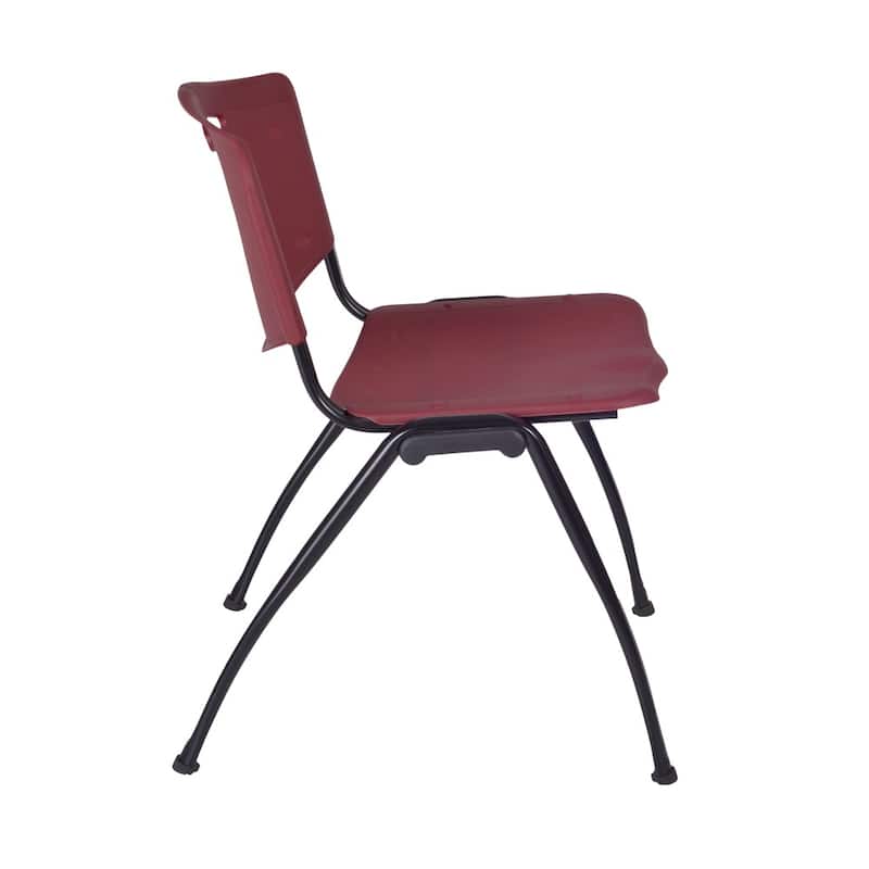 'M' Plastic Stack Chair - Red