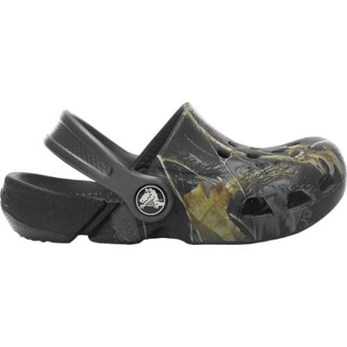 Children's Crocs Electro Realtree APC Graphite/Black Crocs Slip ons