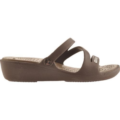 Women's Crocs Patricia Brown/Walnut Crocs Wedges