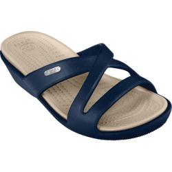 Women's Crocs Patricia II Navy/Stucco Crocs Wedges