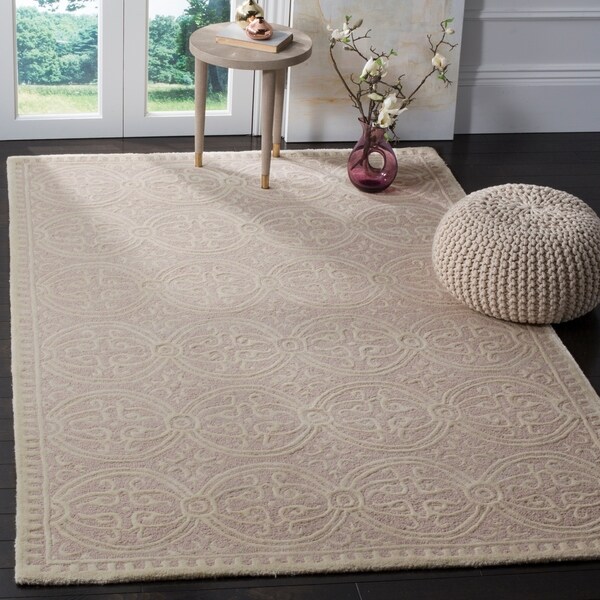Safavieh Handmade Cambridge Moroccan Light Pink/ Ivory Rug - 10' x 14'