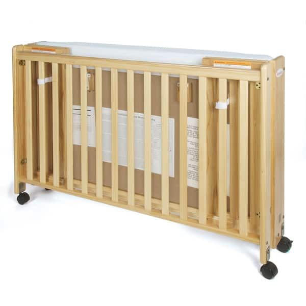 Shop Foundations Hideaway Full Size Folding Crib Overstock 8057981