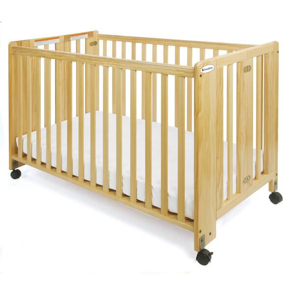 slide 2 of 2, Foundations HideAway Full Size Folding Crib