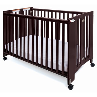 Foundations HideAway Full-size Folding Crib in Cherry