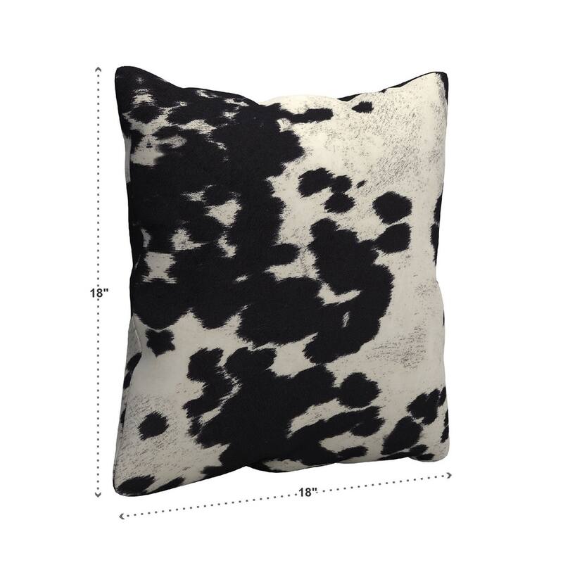 Faux Cow Hide Print Accent Pillows (Set of 2) by iNSPIRE Q Bold