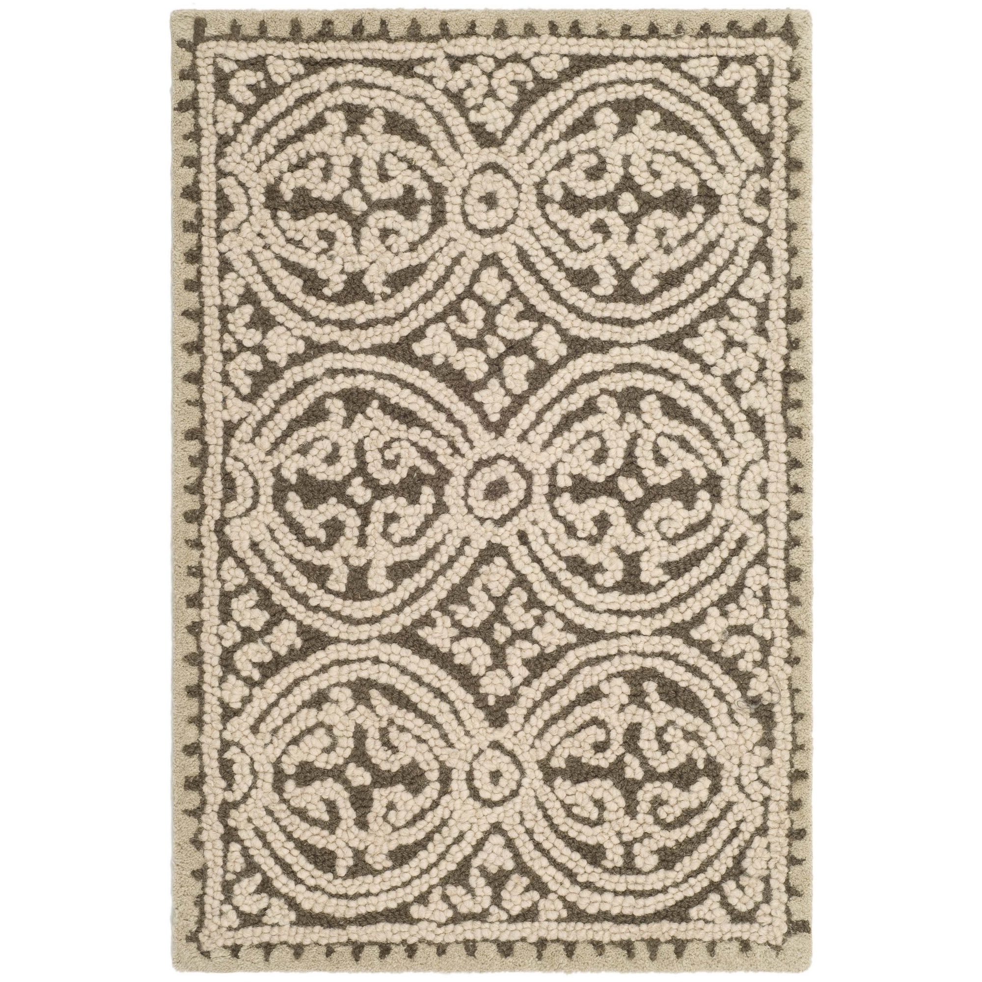 Safavieh Handmade Moroccan Cambridge Tan Wool Rug (26 X 4)