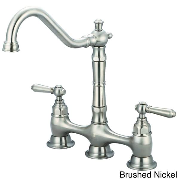 Shop Pioneer Americana Series Two Handle Bridge Kitchen Faucet