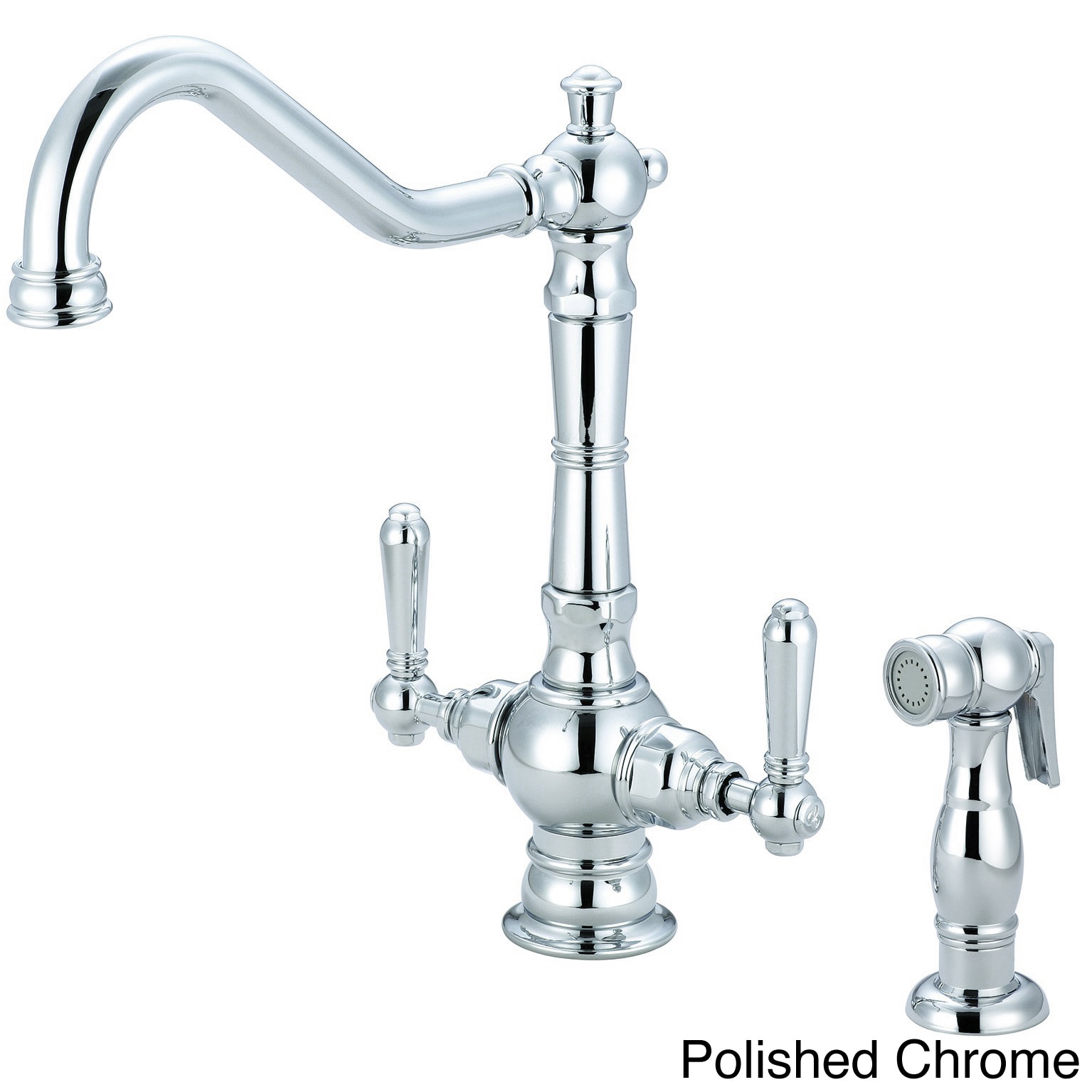 Pioneer Americana Series Two handle Kitchen Faucet With Sprayer