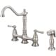 preview thumbnail 5 of 9, Pioneer Americana Series Two-Handle Bridge Kitchen Faucet with Sprayer