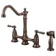 preview thumbnail 6 of 9, Pioneer Americana Series Two-Handle Bridge Kitchen Faucet with Sprayer