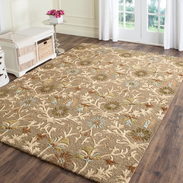 Safavieh Handmade Moroccan Cambridge Moss Wool Rug - 10' x 14'