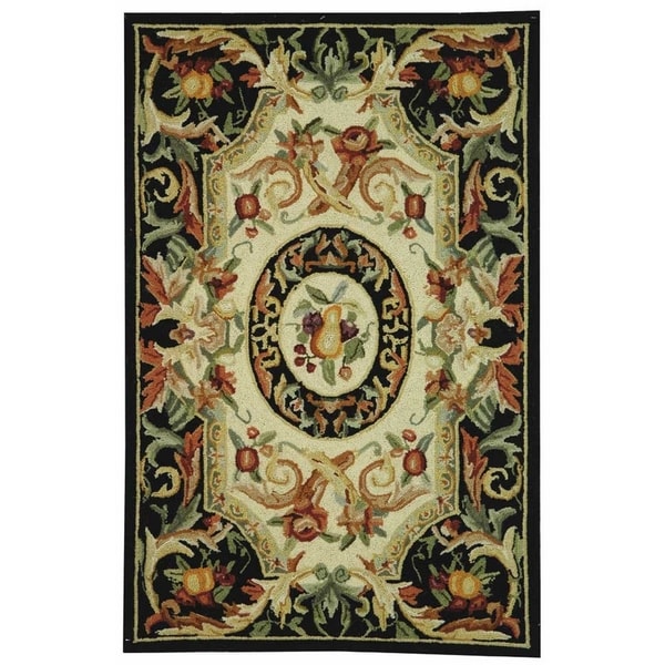 Safavieh Hand made Chelsea Black Wool Rug (2'9 x 4'9) Safavieh 3x5   4x6 Rugs