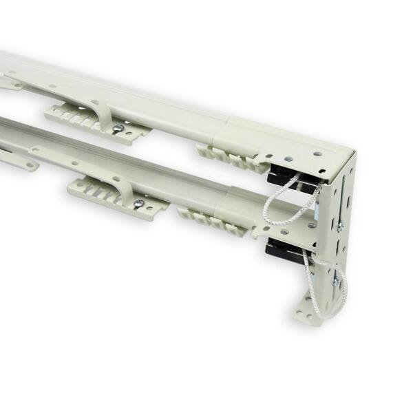 Shop Instyledesign Ivory Heavy Duty Center Open Double Traverse