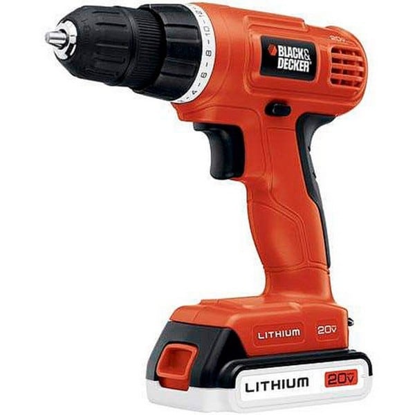 Black & Decker LD120 R 20-volt Max Cordless Lithium-Ion Drill Driver ...