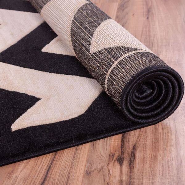 Zig Zag Hemp Chenille Rug