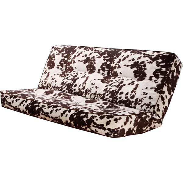Shop Somette Udder Madness Cowhide Print Fullsize Futon Cover Free