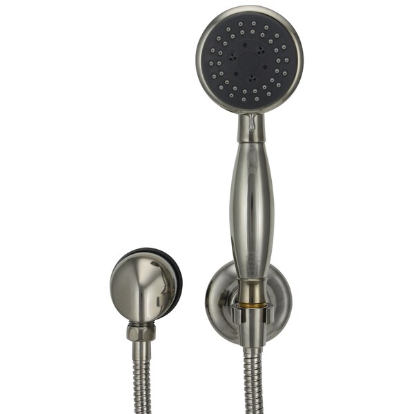 Shop Jado Illume Platinum Nickel Personal Handshower Set Free Shipping Today