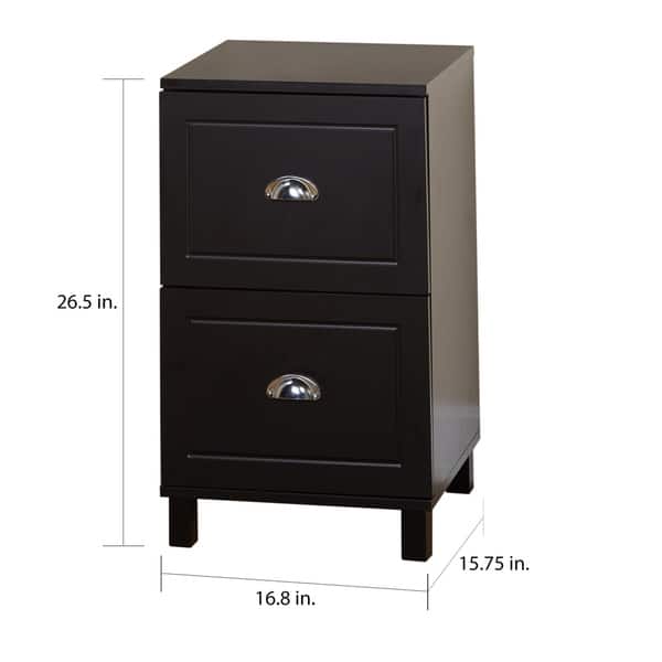 Shop Simple Living Bradley 2 Drawer Filing Cabinet On Sale
