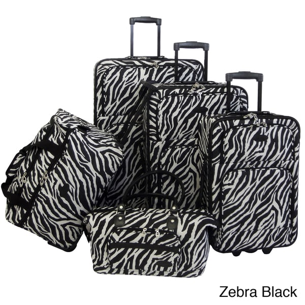 black luggage set