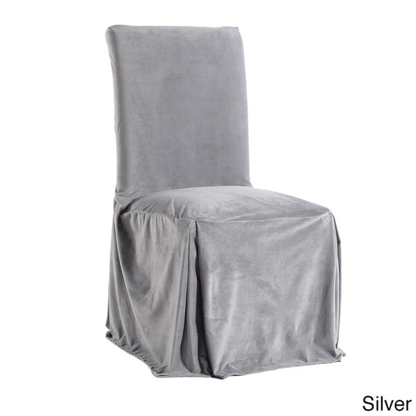 velvet dining chair covers