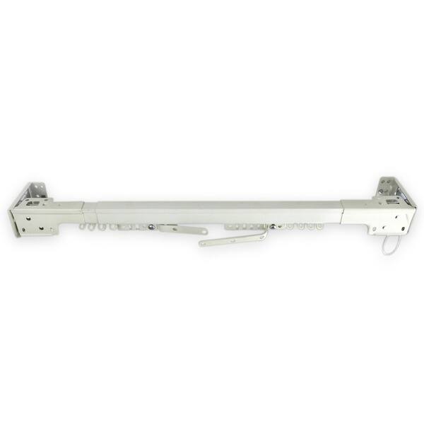 Shop Instyledesign Ivory Heavy Duty Center Open Traverse Curtain