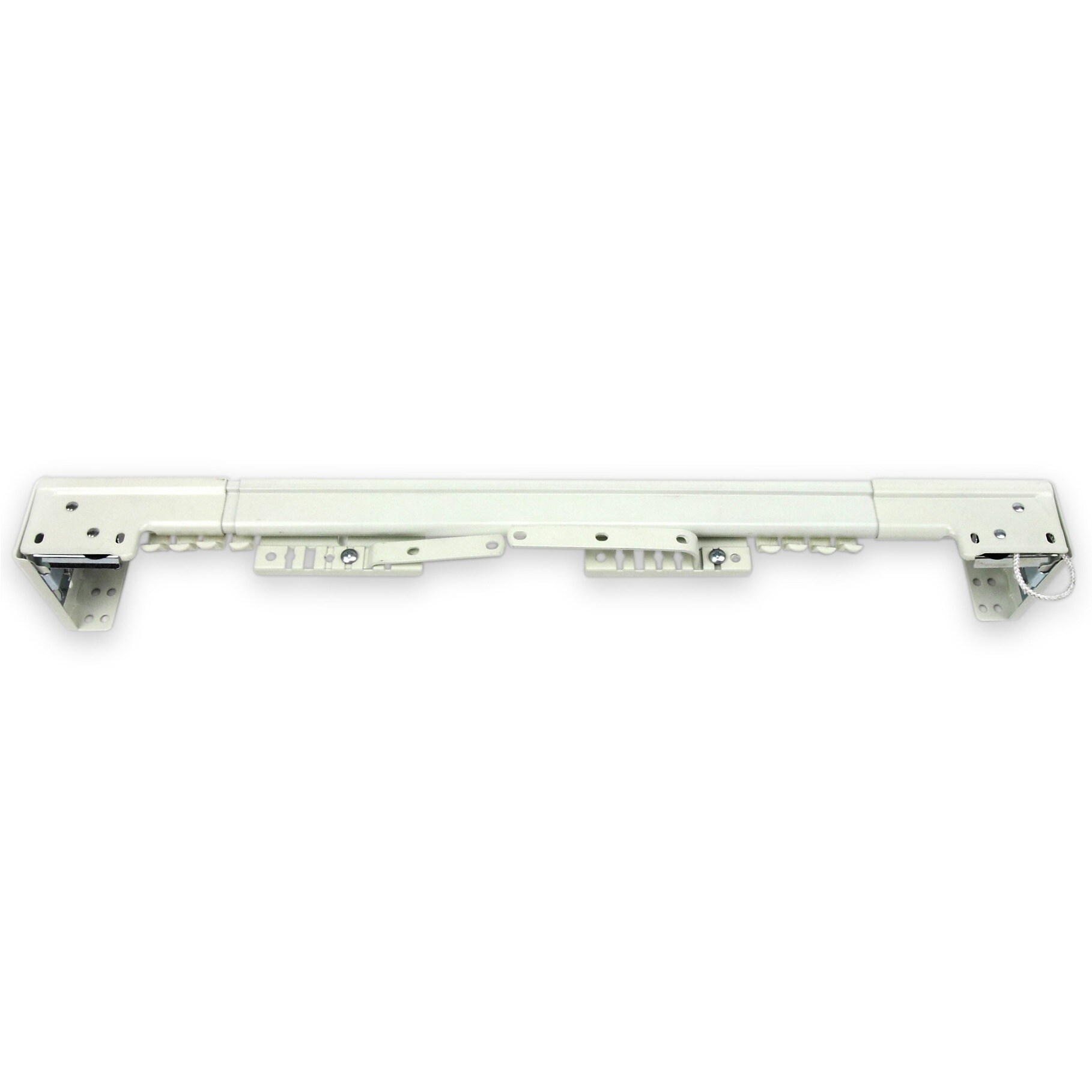 Shop Instyledesign Ivory Heavy Duty Center Open Traverse Curtain