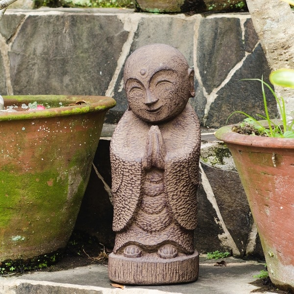 Handmade Smiling Jizu Statue (Indonesia)