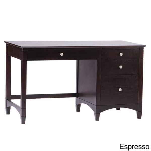 Shop Essex Large Pedestal Desk Free Shipping Today Overstock