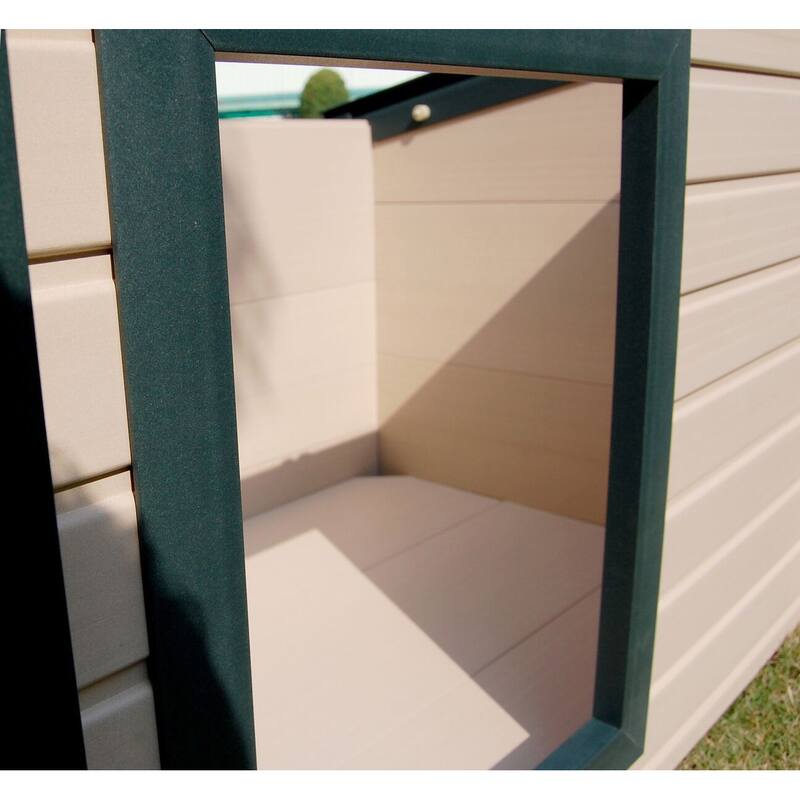 New Age Pet® ECOFLEX® Composite Rustic Lodge Style Dog House