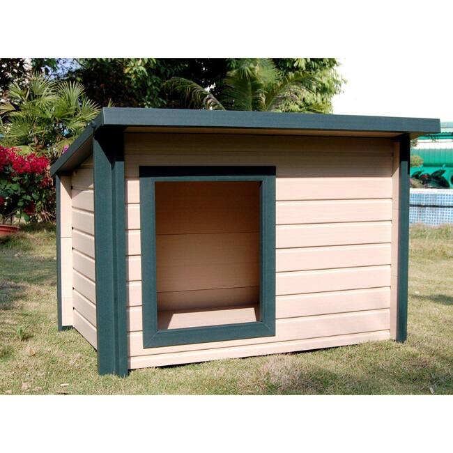 New Age Pet® ECOFLEX® Composite Rustic Lodge Style Dog House