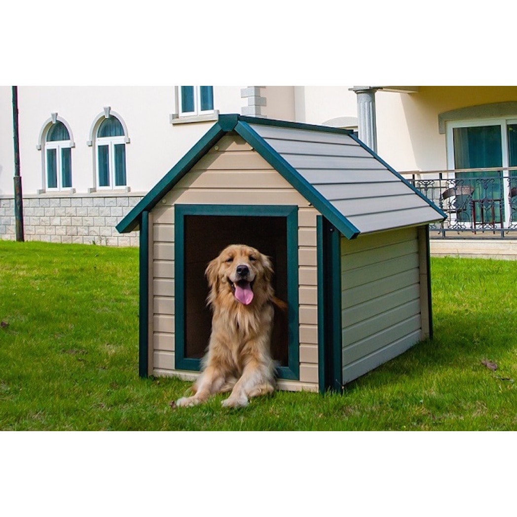 New Age Pet EcoFLEX Bunkhouse Style Dog House As Is Item New Age Pet EcoFLEX Bunkhouse Style Dog House As Is Item