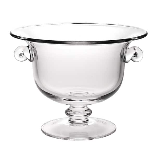 Champion European Mouth Blown Glass 13 X 10 Inch Centerpiece Punch Bowl Overstock 8060467