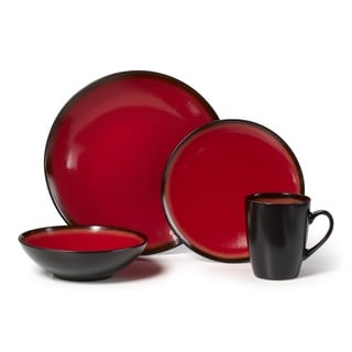 Pfaltzgraff 16 Piece Orion Red Dinnerware Set Pfaltzgraff Everyday Casual Dinnerware