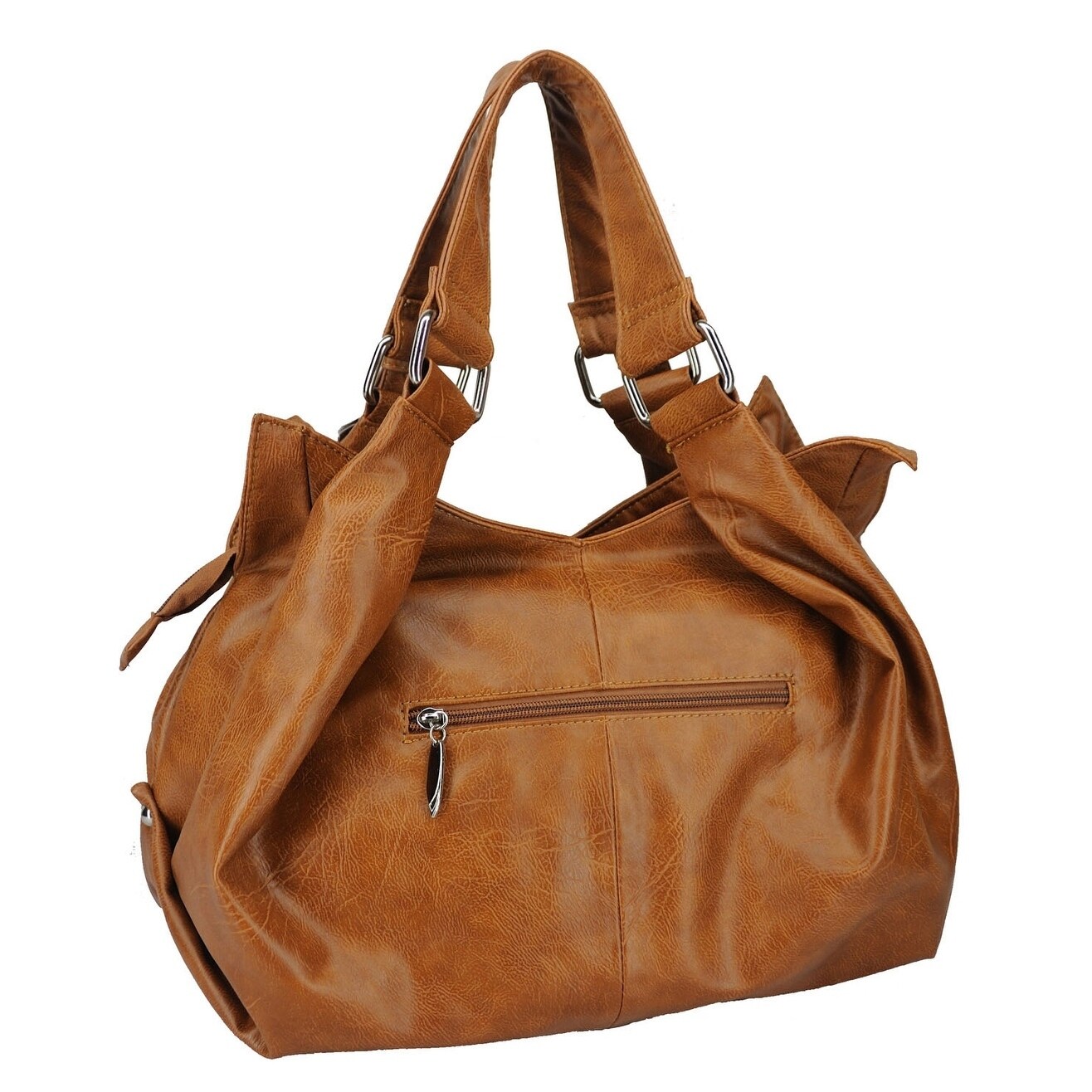 Designer Inspired  Style PU Leather Soft Surface Top Handle Bag