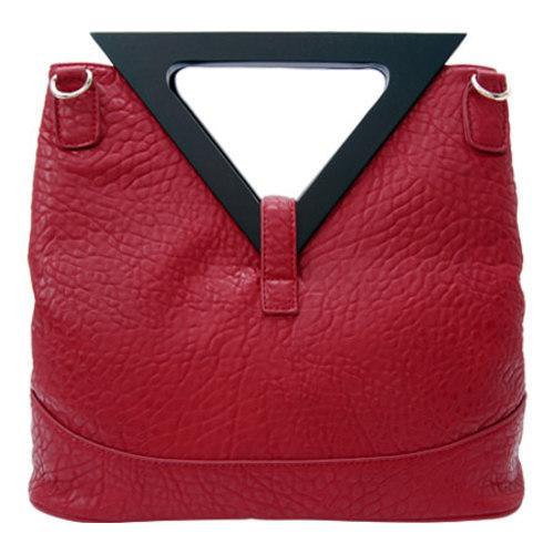 Women's Ann Creek Triangle Handle Bag Red Ann Creek Satchels