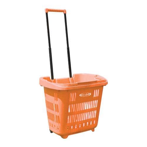 Eco club 36in EZ Roller Rolling Basket Orange