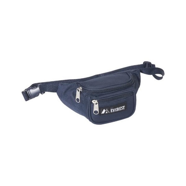 Everest Signature Navy Fanny Pack Everest Fabric Fanny Packs