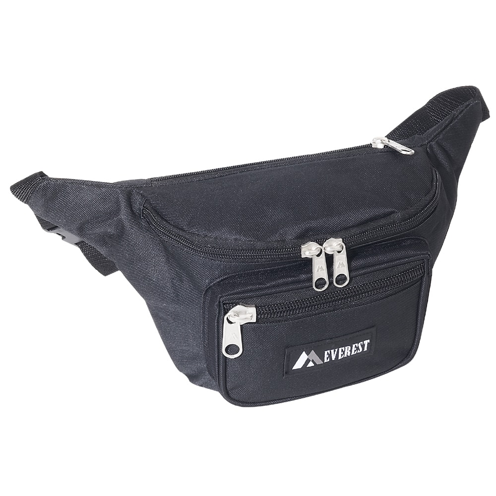 Everest Signature Black Fanny Pack