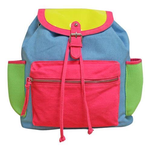 Womens Gotta Flurt Breakdown Backpack Light Blue/multi