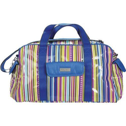 Womens Hadaki By Kalencom Cool Duffle Cobalt Stripes