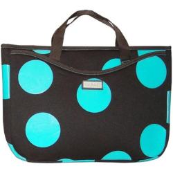 Women's Hadaki by Kalencom Neoprene 15.4 Laptop Sleeve/Tote Bubbles Blue Hadaki by Kalencom Laptop Sleeves