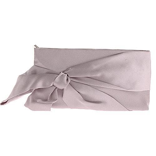 Womens J. Furmani 19326 Satin Bow Wristlet Silver  