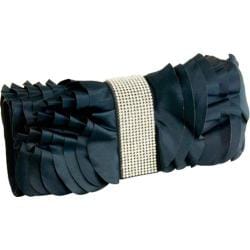 Women's J. Furmani 50118 Ruffled Clutch Navy J. Furmani Evening Bags