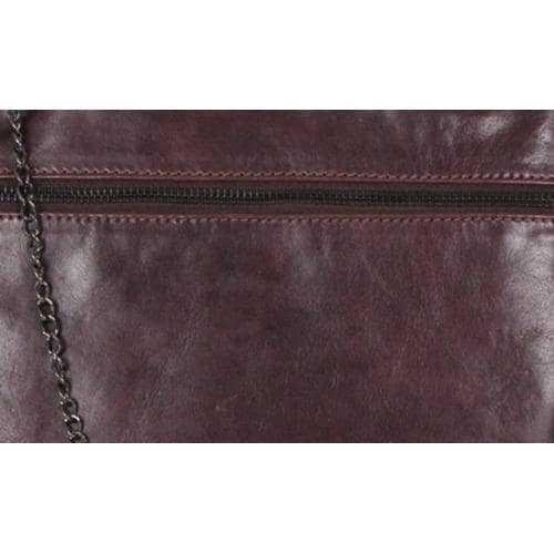 Women's Latico Gia Cross Body Bag 5519 Aubergine Leather Latico Leather Bags