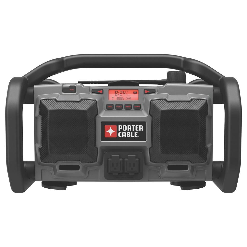 Porter Cable PC18JR 18 Volt Cordless / 120 Volt Corded Jobsite Radio