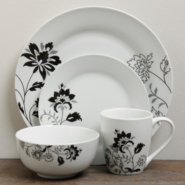 Shop TTU Gallery 'Rebecca' 16piece Round Dinnerware Set Free
