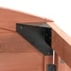 preview thumbnail 5 of 8, Brown Finish Large Horizontal Refuse Storage Shed