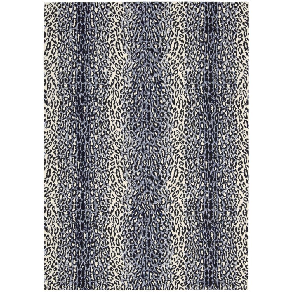 Barclay Butera Kaleidoscope Midnight Cheetah Wool Rug (36 X 56) By Nourison